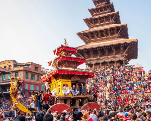 Bisket Jatra Bhaktapur Culture,