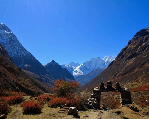 Mount Manaslu Beautiful Scenery