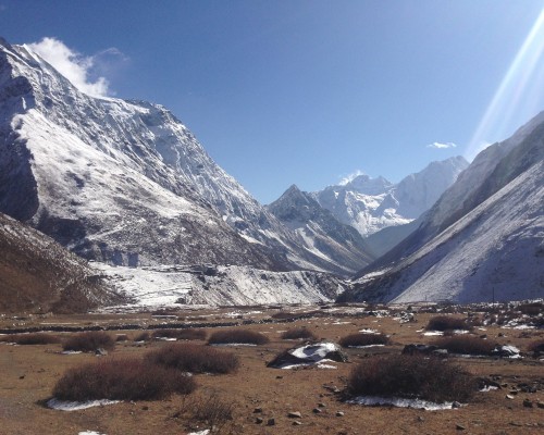Mount Manaslu Evening View